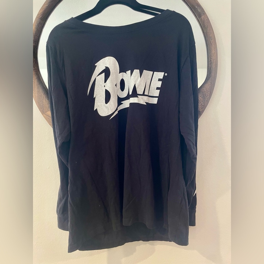 Recycled Karma Black Graphic Logo Tee